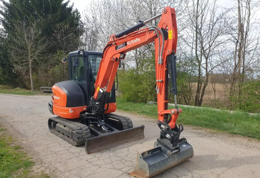 Miniexcavator Kubota KX 042-4A Transport   Testare Incluse 