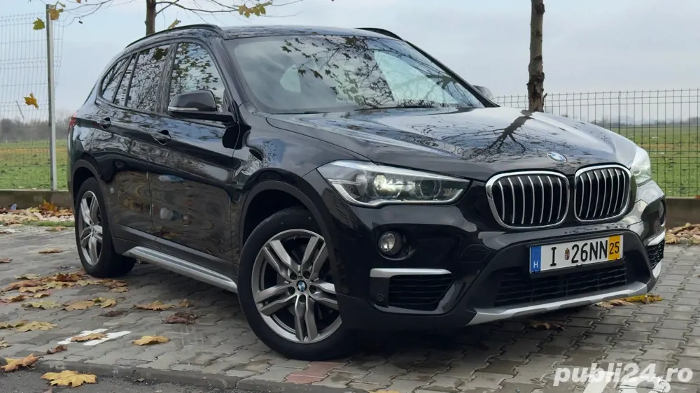 BMW X1 xDrive 190Cp  xLine Bi-Xenon Automata Camera Head up Navi MARE Piele Carlig Senzori fata+spat
