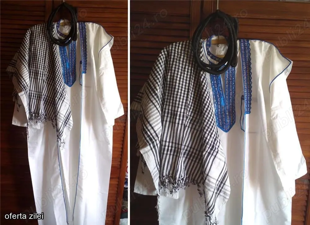 Costum barbatesc traditional islamic, nou, 4 piese (Made in Egypt)