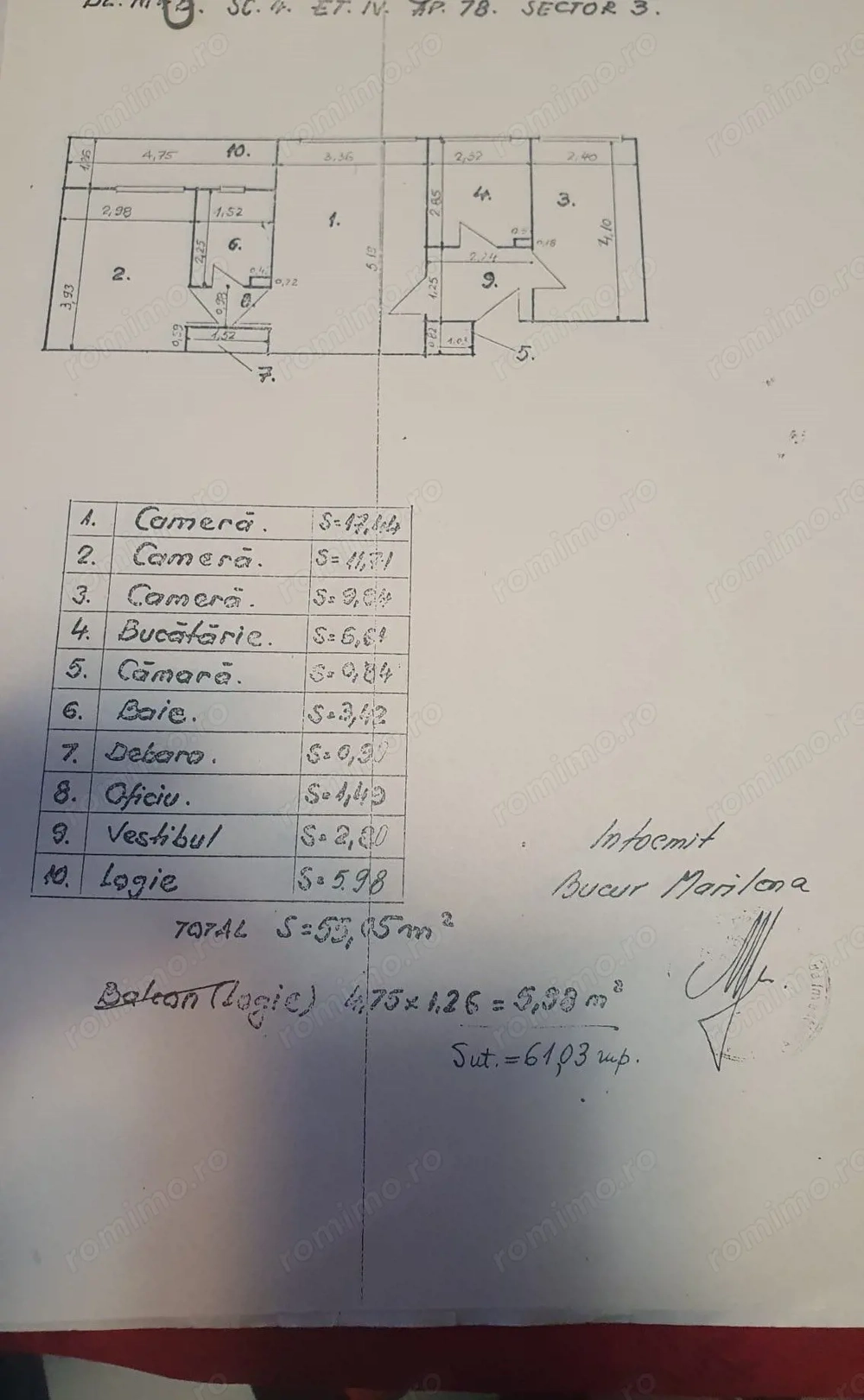 Vanzare apartament 3 camere Titan-Barajul Lotru, 2 minute metrou