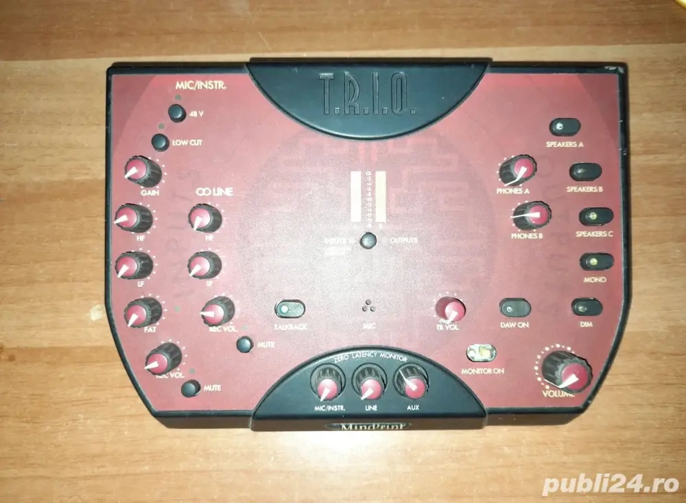 interfata mixer audio MindPrint TRIO Class-A Preamp S P-DIF