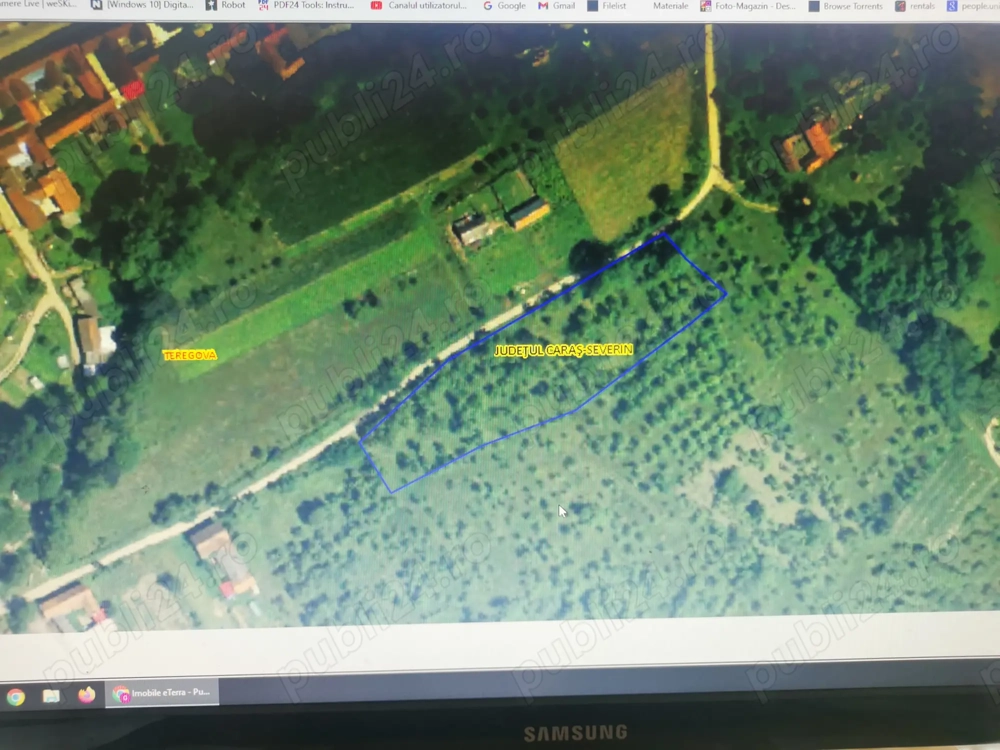 Vând teren intravilan, S = 4.904 mp, Teregova jud. Caraş+Severin
