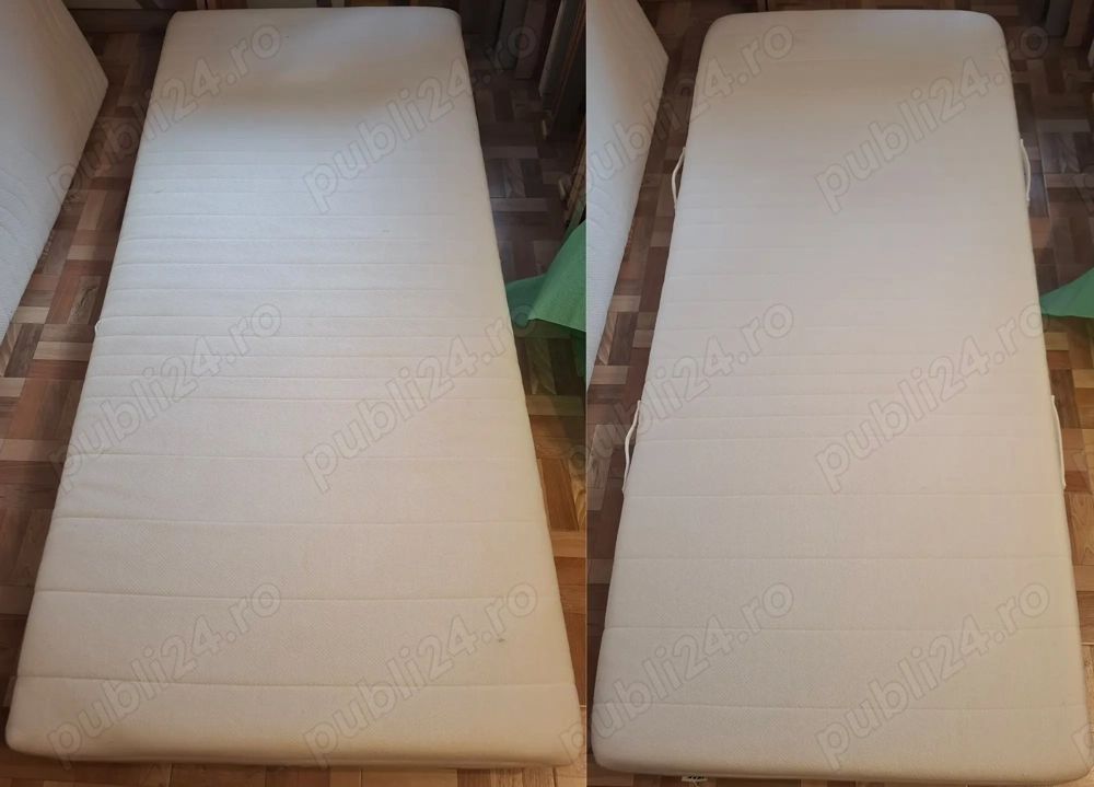 Saltele 90x200 cm, cu arcuri si fara, diferite grosimi.