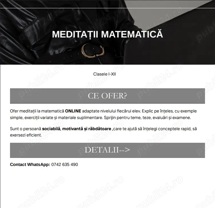 Meditații matematică!