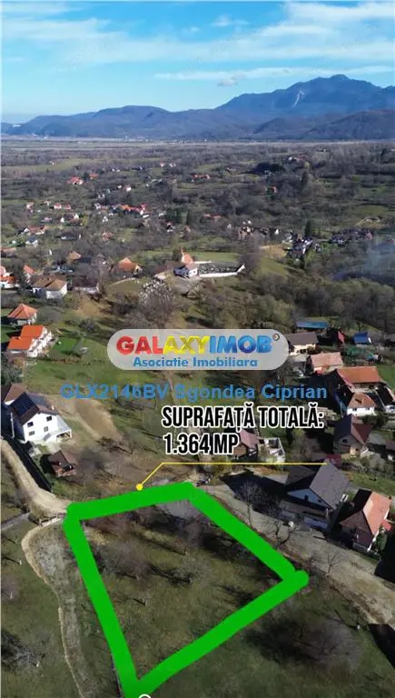 Teren Sohodol 1364 Mp 5 Km Bran