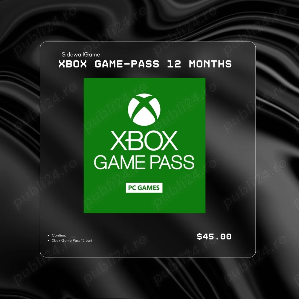 Xbox GamePass 12 Months PC