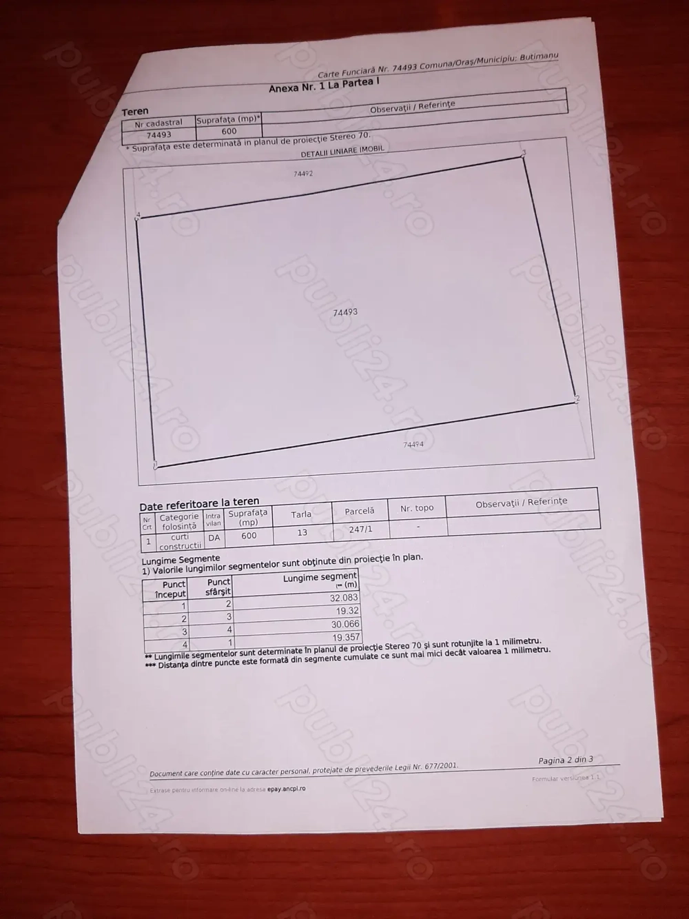 Teren de vânzare BUTIMANU 