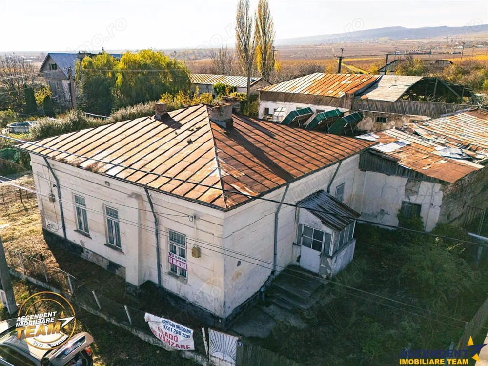 FILM! Domeniu de 4.000 mp intravilan+ casa boiereasca autentica,in podgoriile Odobesti,Vrancea