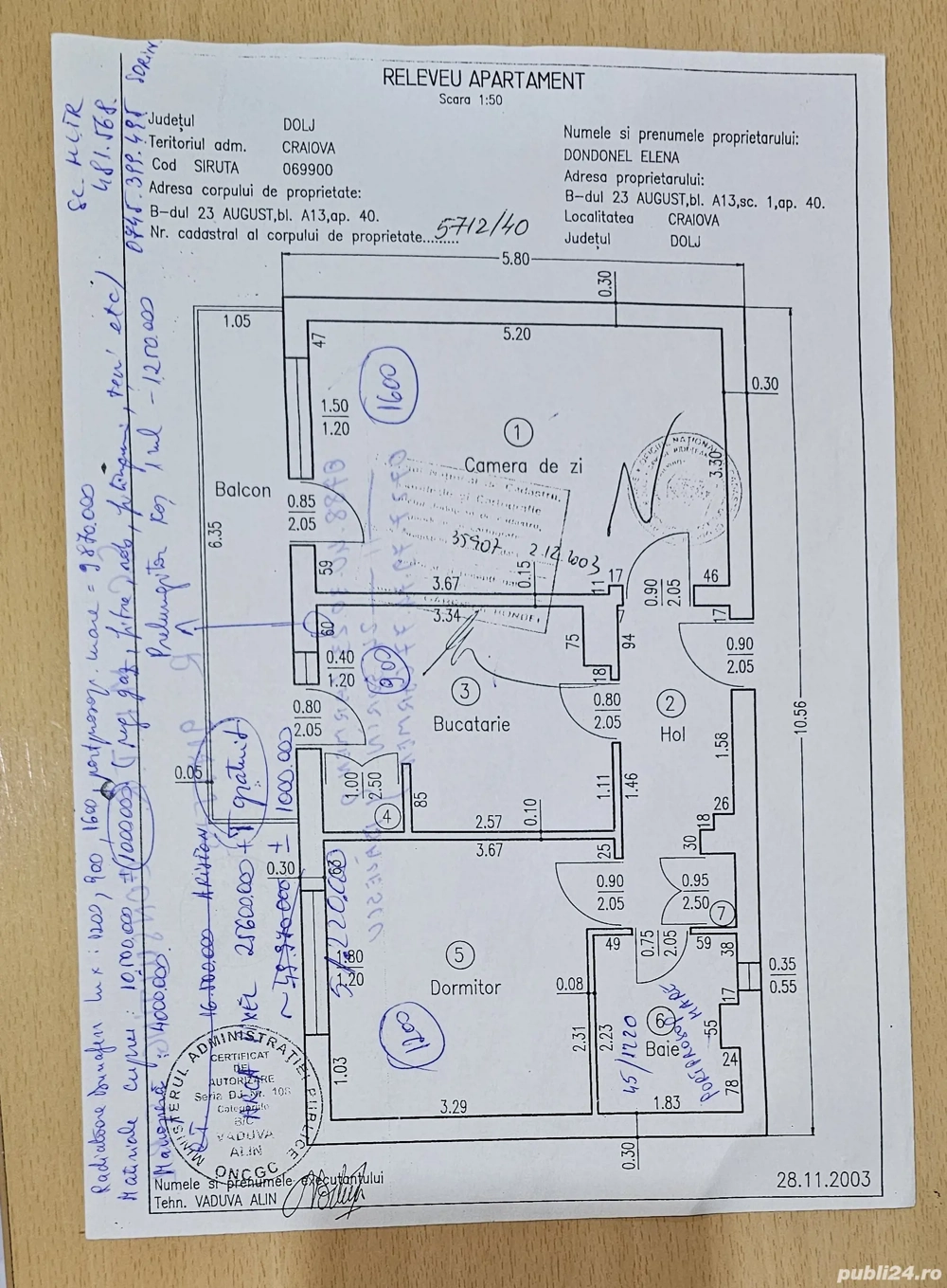 Ciuperca Apartament 2 camere transformat in 3 camere renovat PREMIUM 