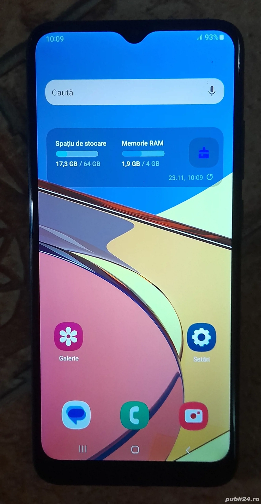 Samsung Galaxy A03 5G 64Gb 4Gb rami cu încărcător rapid și cablu inclus