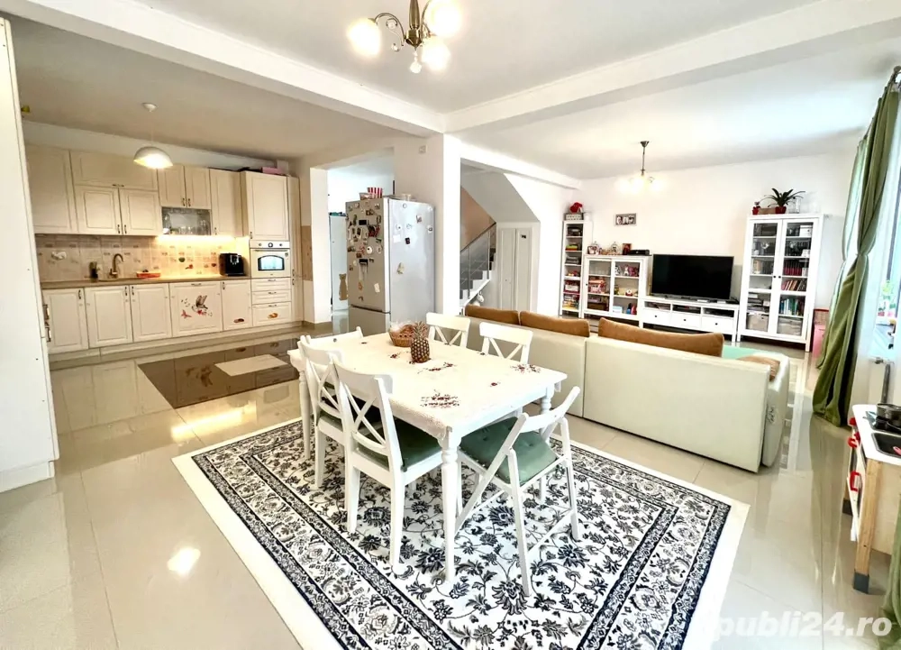 Vila 4 camere com Berceni. Mobilata utilata. Asfalt, apa, gaze, stb