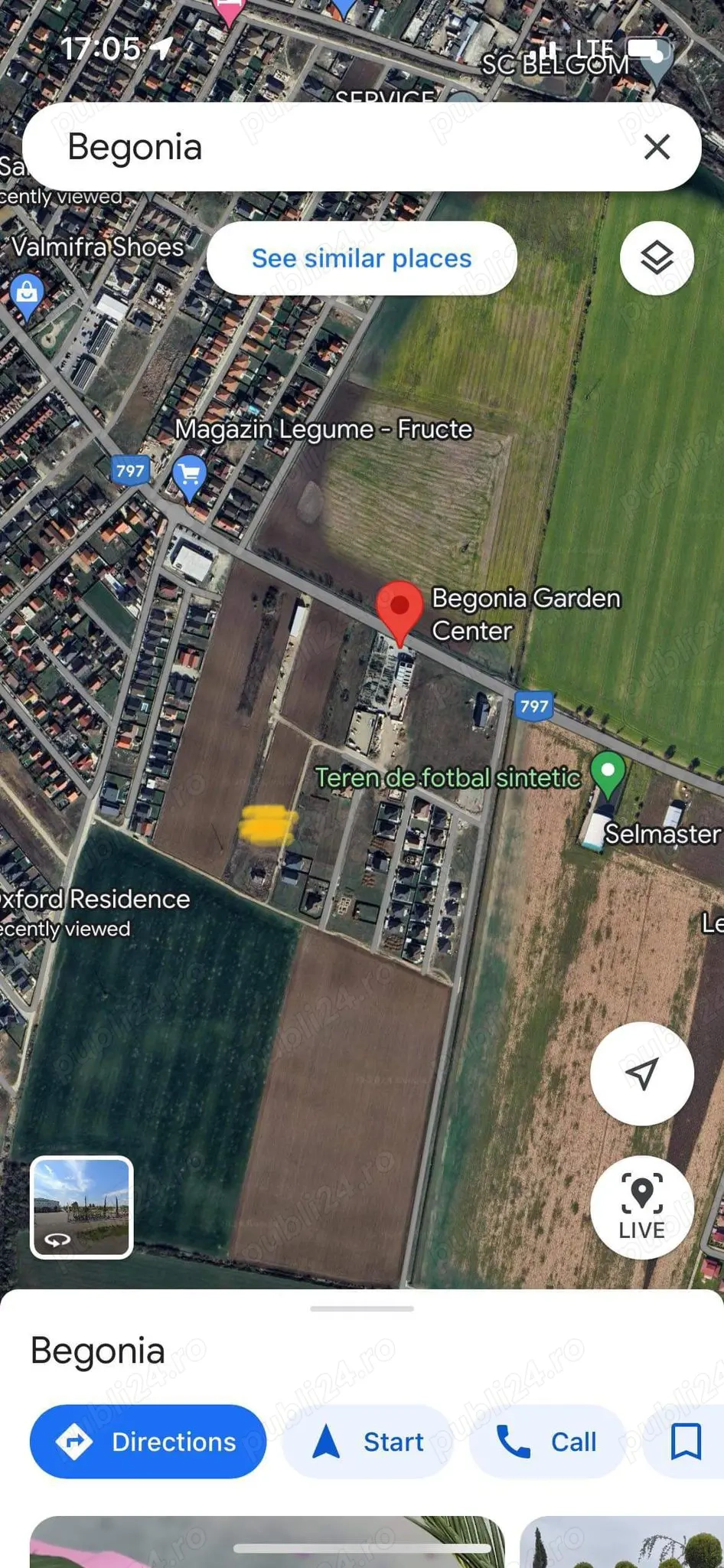 Teren de vânzare   500 mp, Calea Sântandrei, Oradea   cu PUZ aprobat 