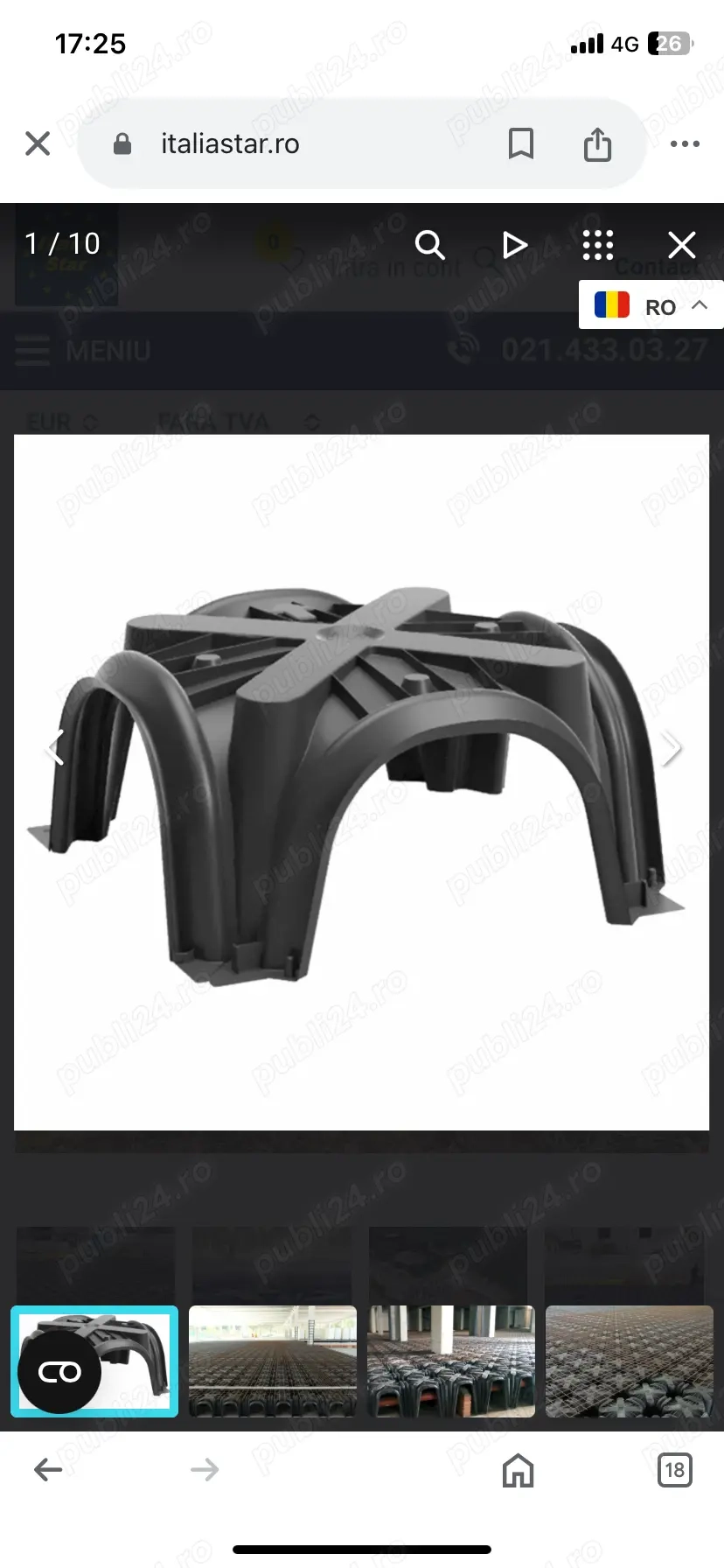 Cofraje tip Iglu pentru fundații ventilate 