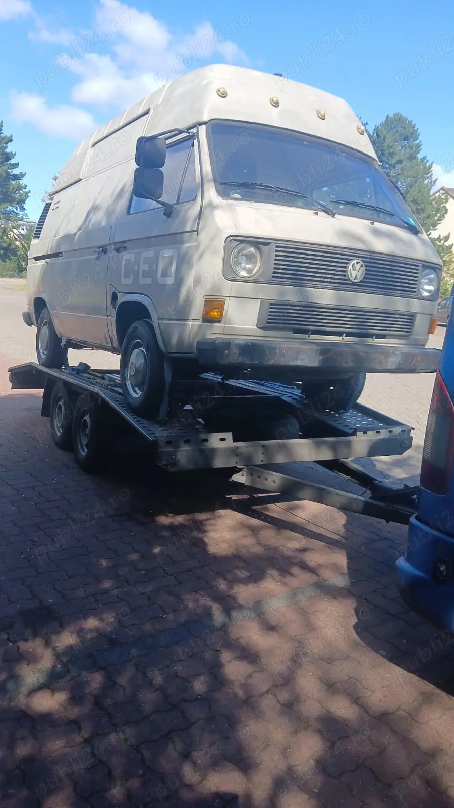 VW T3, autorulotă, acoperiș înalt
