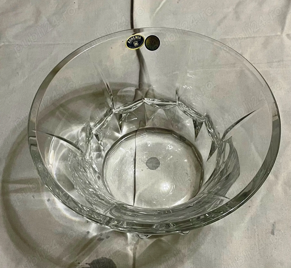 fortune bol fortune cristal fructiera bohemia nou neexpus neprafuit in cutie