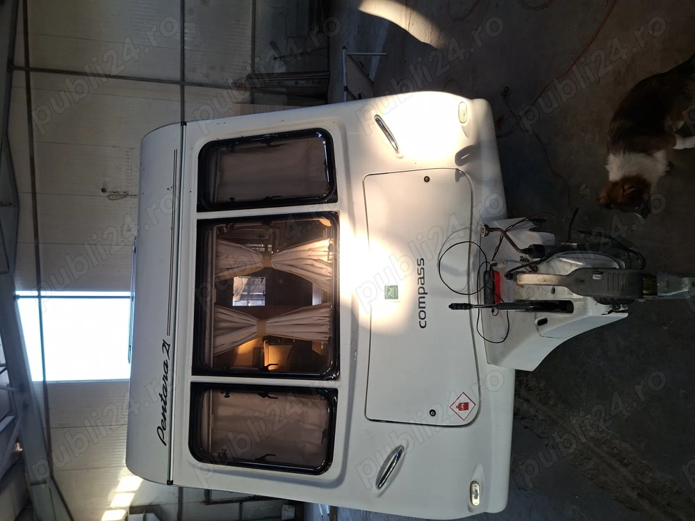 Vând rulotă Compas an fabricație 2005 cu toate probele la fața locului!