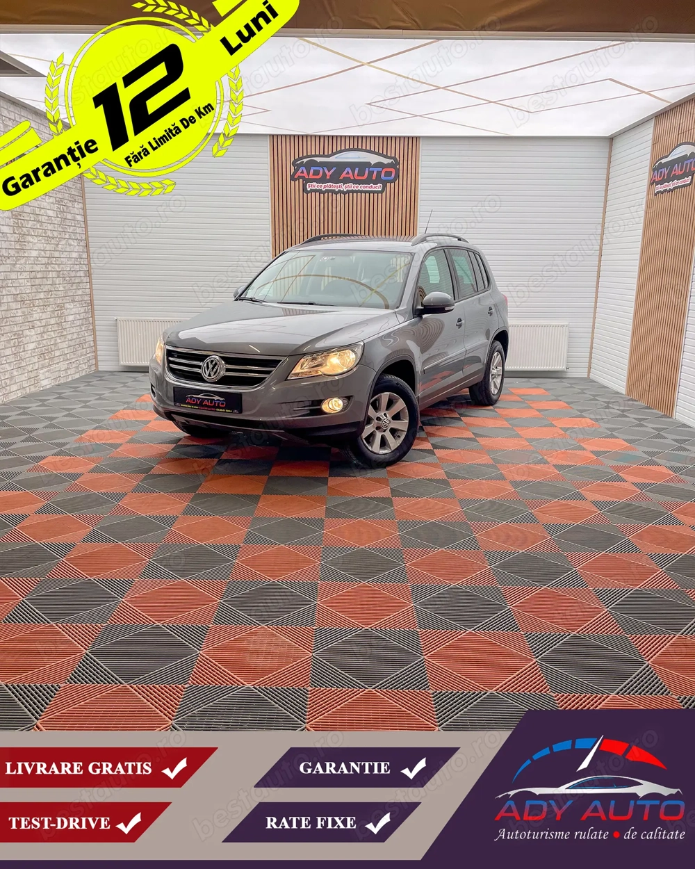 VW TIGUAN  4 Motion(4x4), Garantie 12 luni, Buy-back, Rate fixe