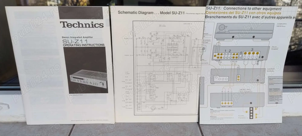 TECHNICS SU-Z11 manual de utilizare,carte tehnica,schema electrica
