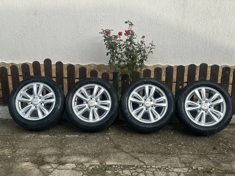 Jante aliaj*roti pe 16” Chevrolet ~ Opel cu cauciucuri iarna+vara 205x55x16 