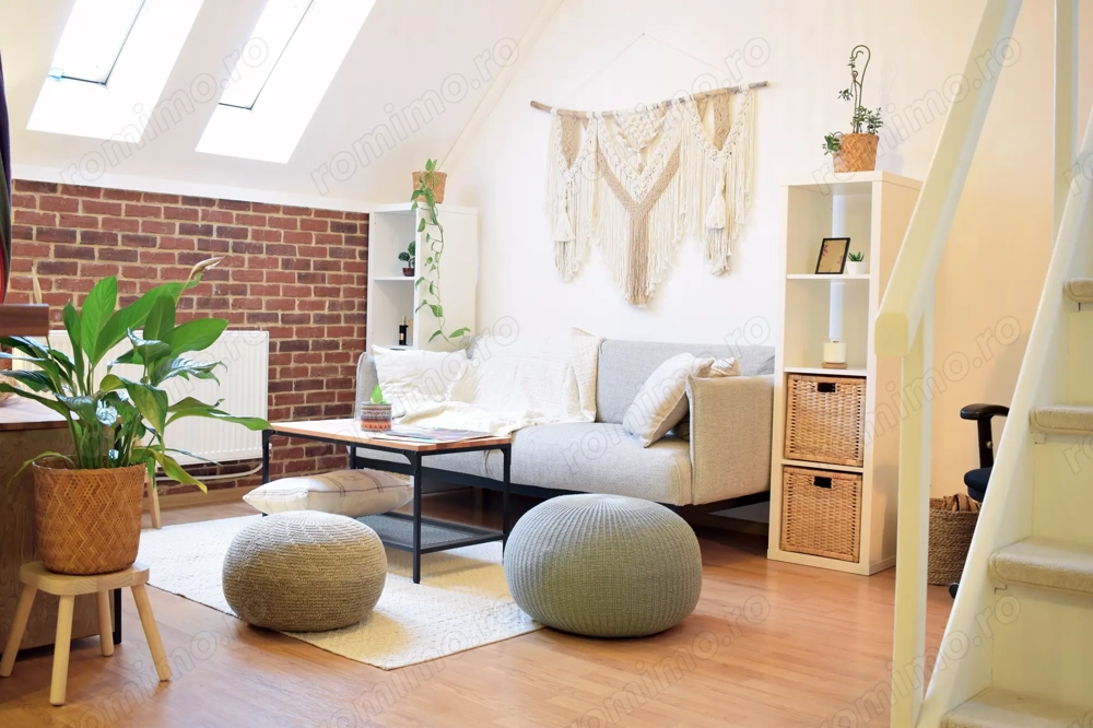 Apartament cu 2 camere la mansarda, 53 mp, Nufarul, renovat