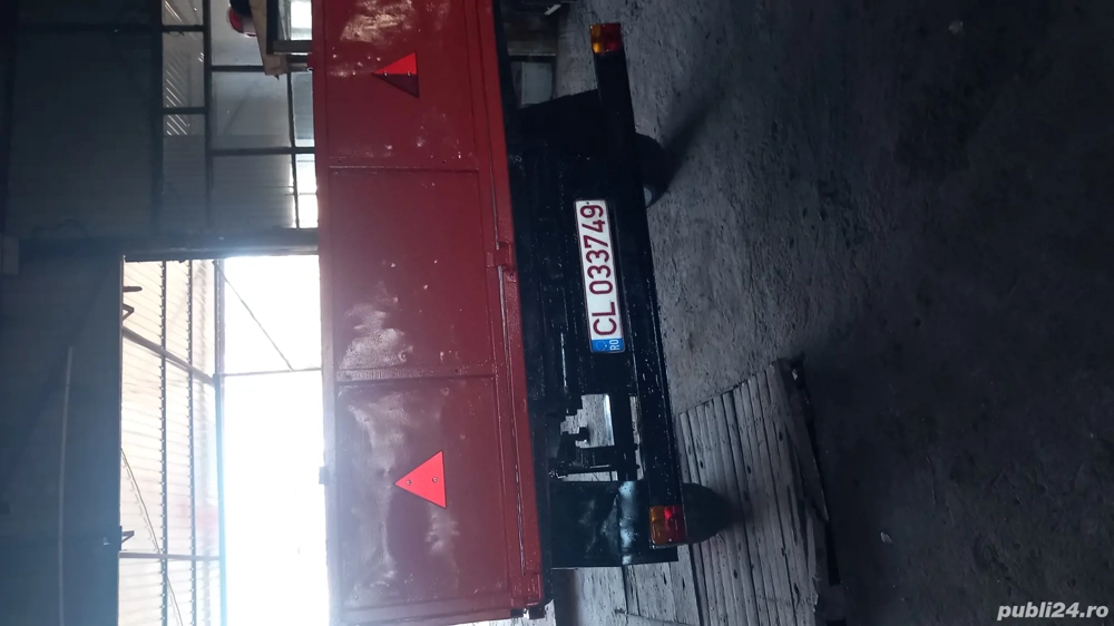 Remorca basculabila pe spate