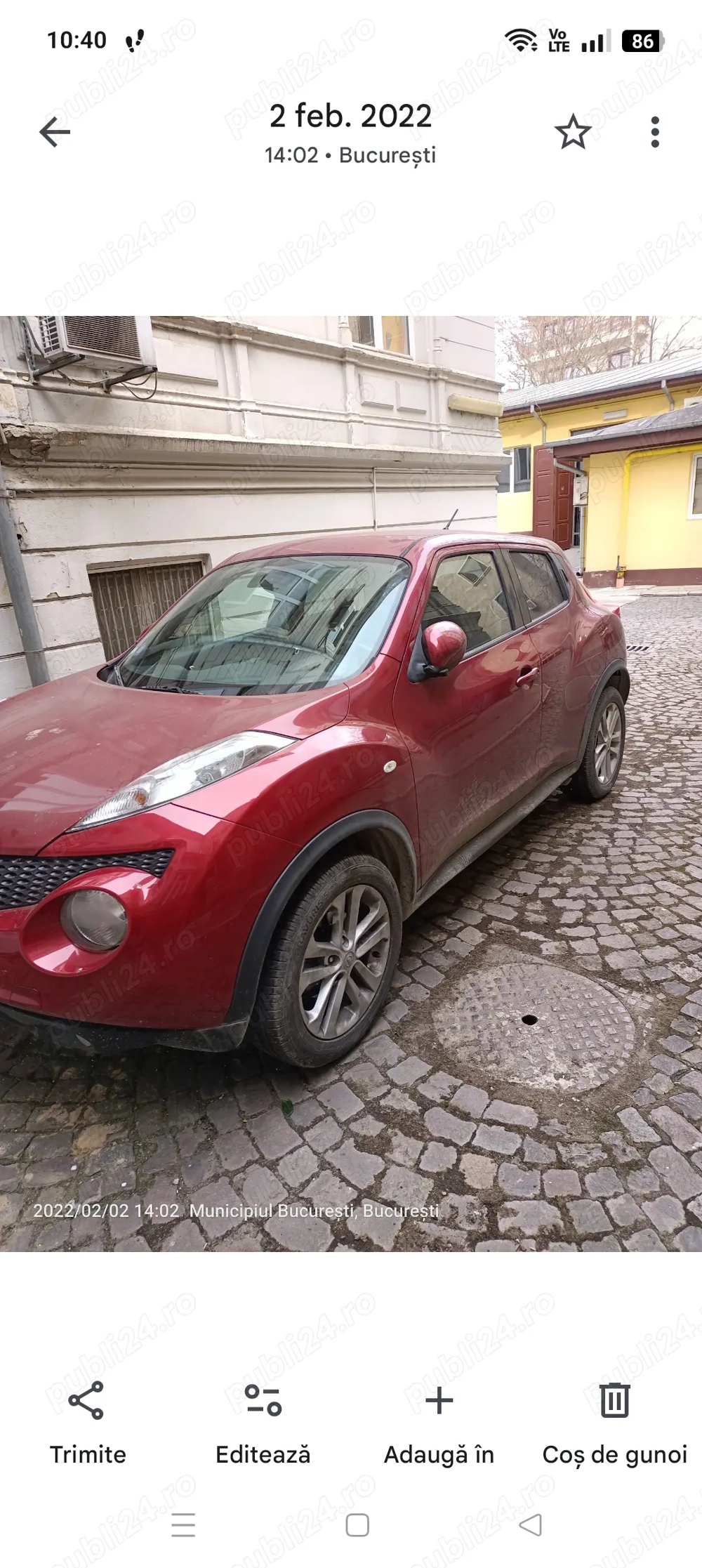Vvand Nissan Juke 2011 , 115000 km , benzina 