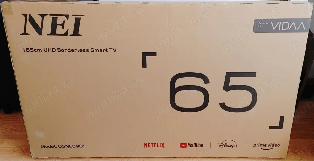 Televizor LED NEI 165 cm (65") 65NE7901, Ultra HD 4K, Smart TV, WiFi, GARANTIE 2 ANI!