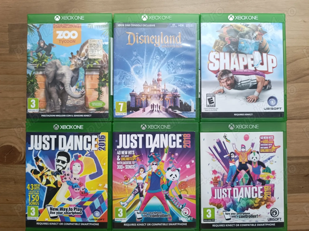 Jocuri Kinect Xbox One Shape Up Disneyland Just Dance Zoo Tycoon