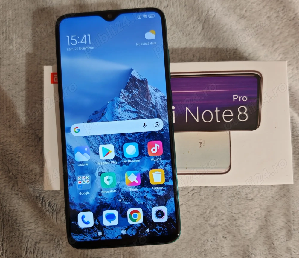 Xiaomi Redmi Note 8 Pro, 64 Gb Stocare, 6 Gb Ram, verde smarald, impecabil esteti si functional