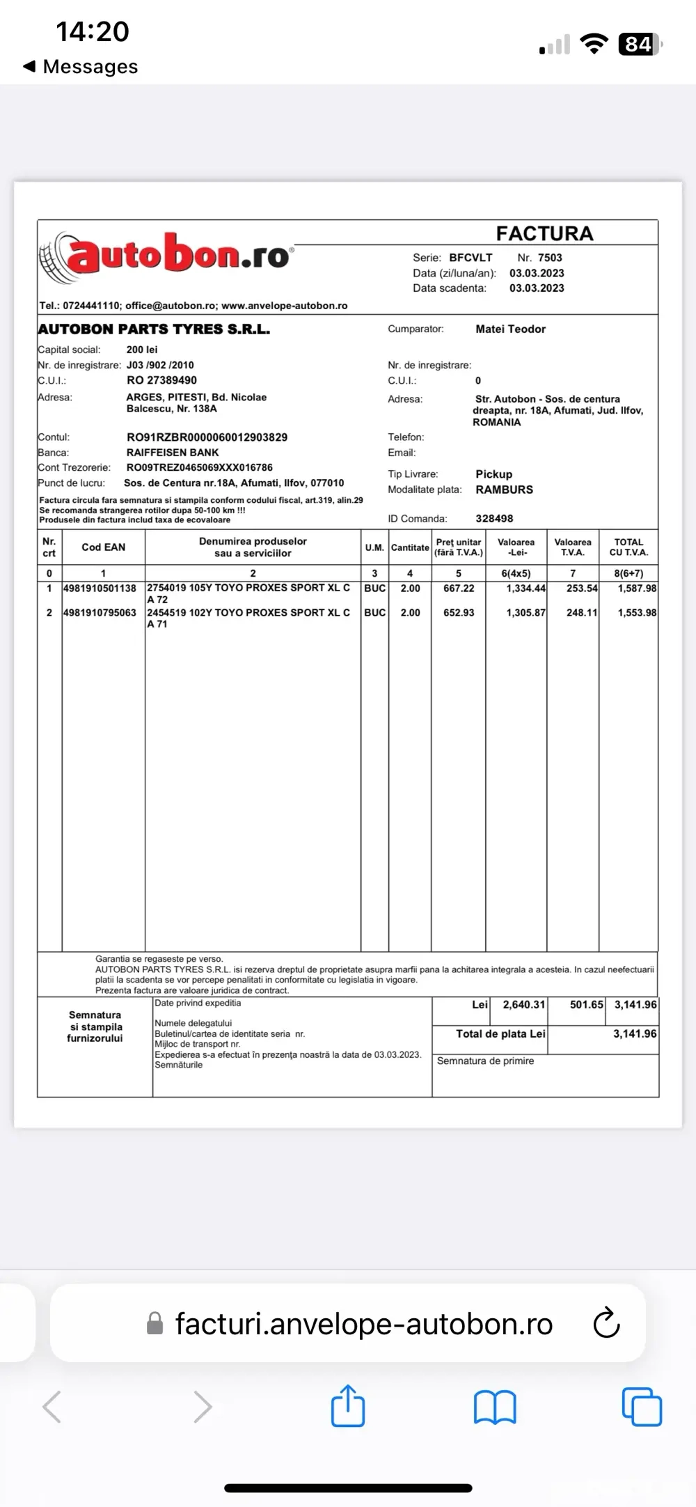 Anvelope vara TOYO 245 45 19  