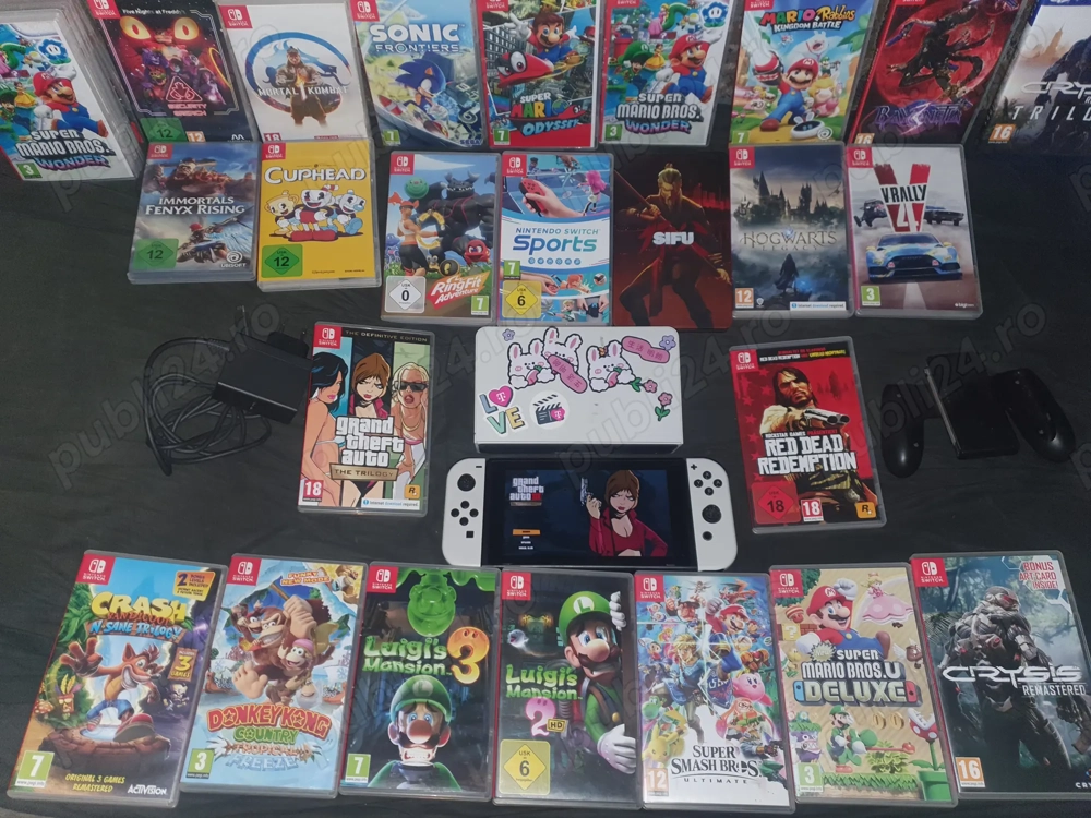 NINTENDO Swicth cu GTA Mario Zelda