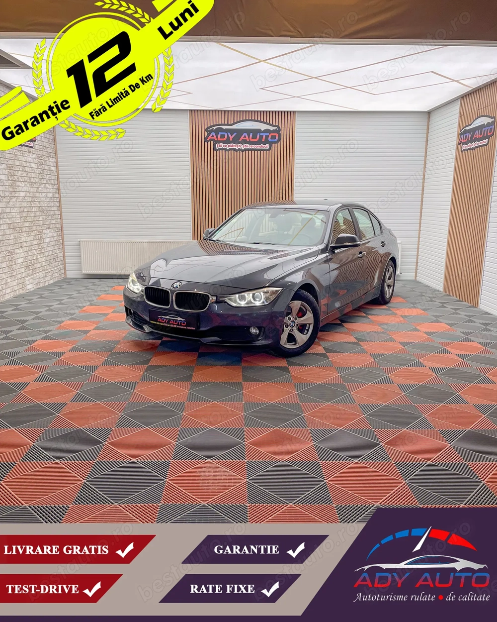 BMW 3.20d . Rate fixe . Garantie 12 luni . Buy back . Test drive . Livrare in toata tara 
