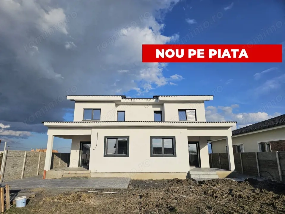 Duplex Mosnita cu 4 camere - toate utilitatile