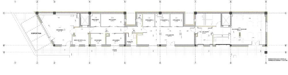 Spațiu birouri comercial de închiriat   109,9 mp, etaj 5, Hotel SIR Orhideea