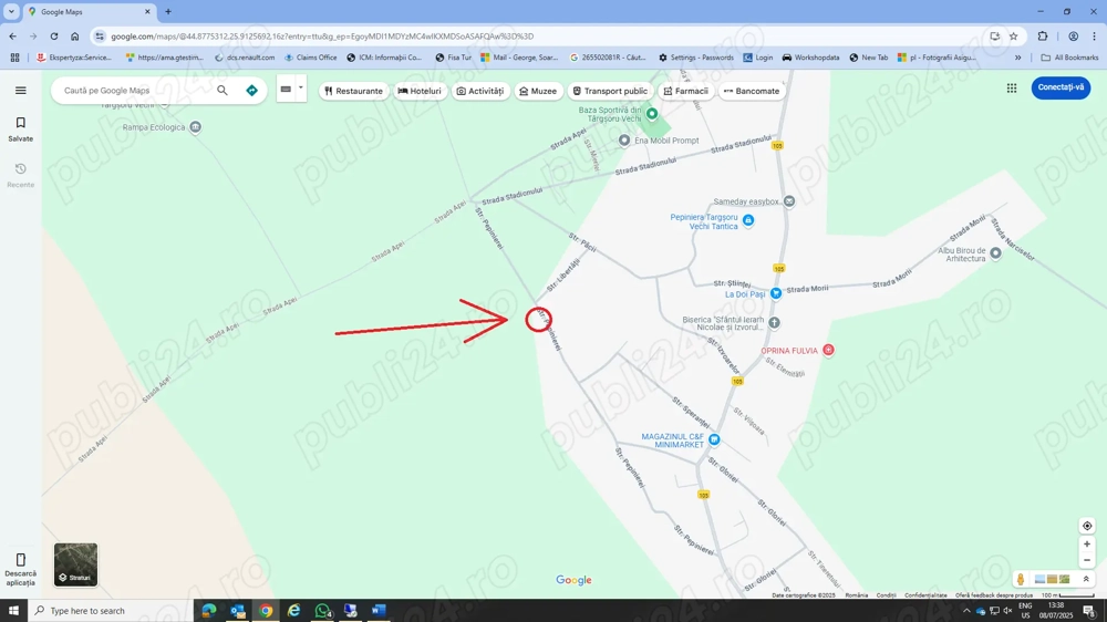 Teren intravilan + extravilan Targsorul Vechi