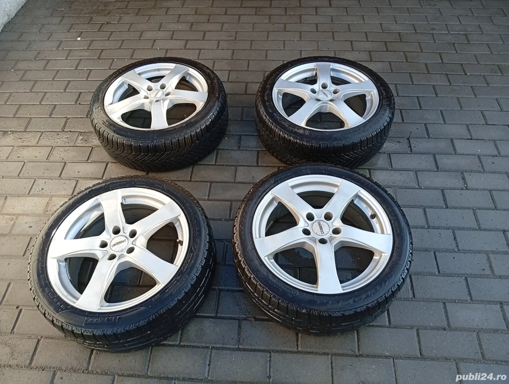 Jante aliaj cu anvelope de iarnă 