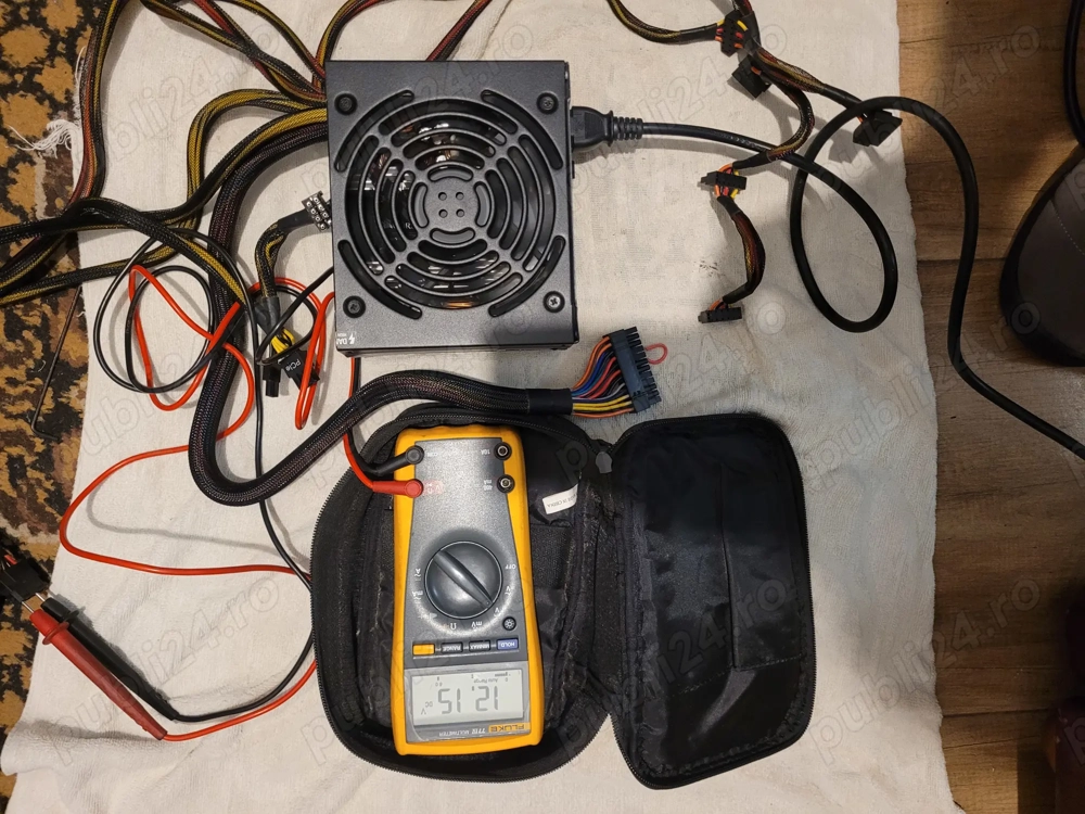 Convenabil sursa 550 w marca corsair perfect functionala 