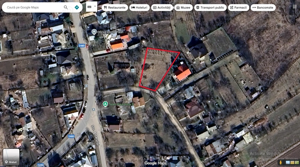 1.000 mp intravilan Bucium, Păun