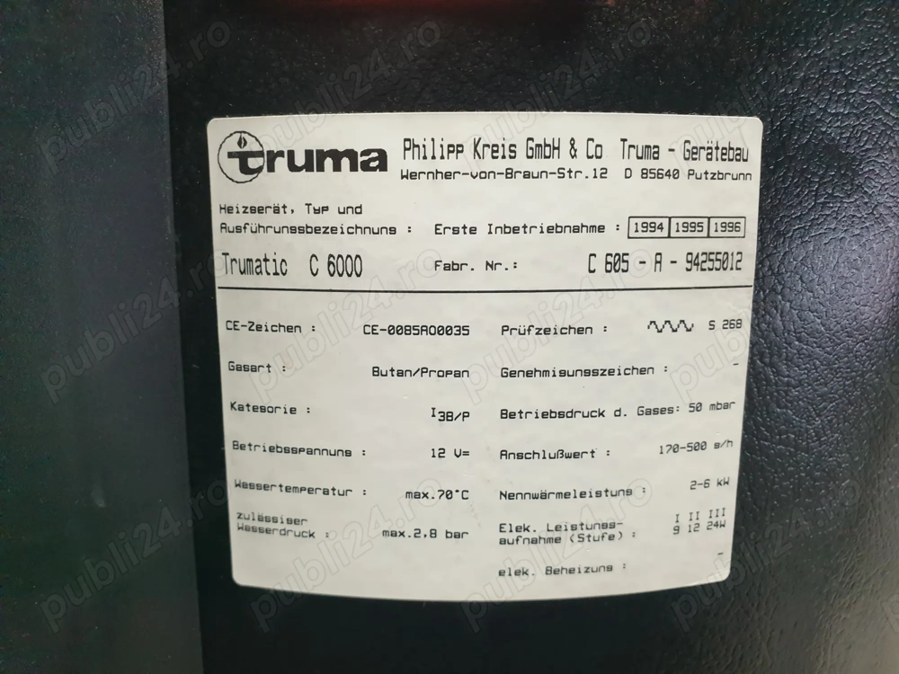 Centrala trumatic combi  C6000