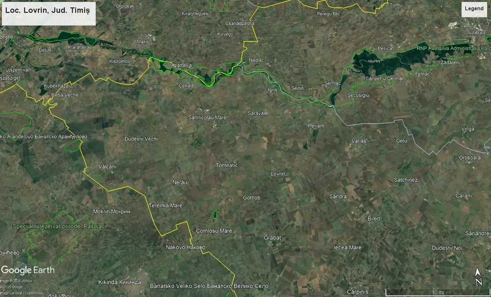 Teren de vânzare în localitatea Lovrin, județ Timiș , suprafața 50000 mp 