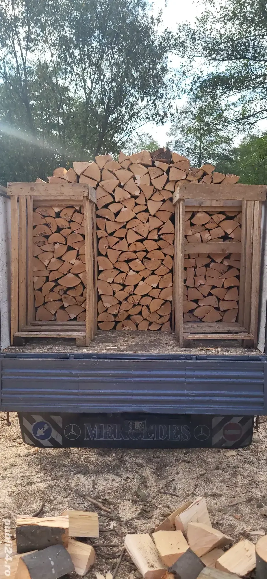   lemne de foc la palet 