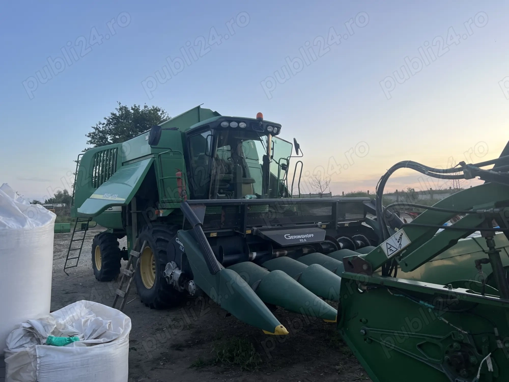 Header Geringhoff 6 rânduri și pompa injecție nouă Combina Jhon Deer  