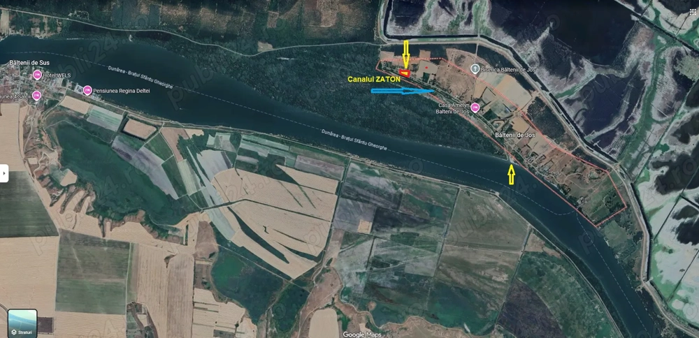 Teren intravilan in Delta -loc BALTENII DE JOS