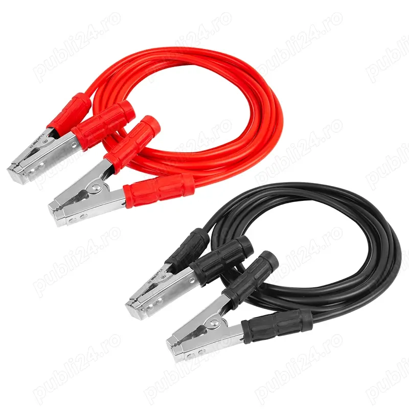 Cablu de curent auto 600A, 4 metri – Clești crocodil, pornire rapidă