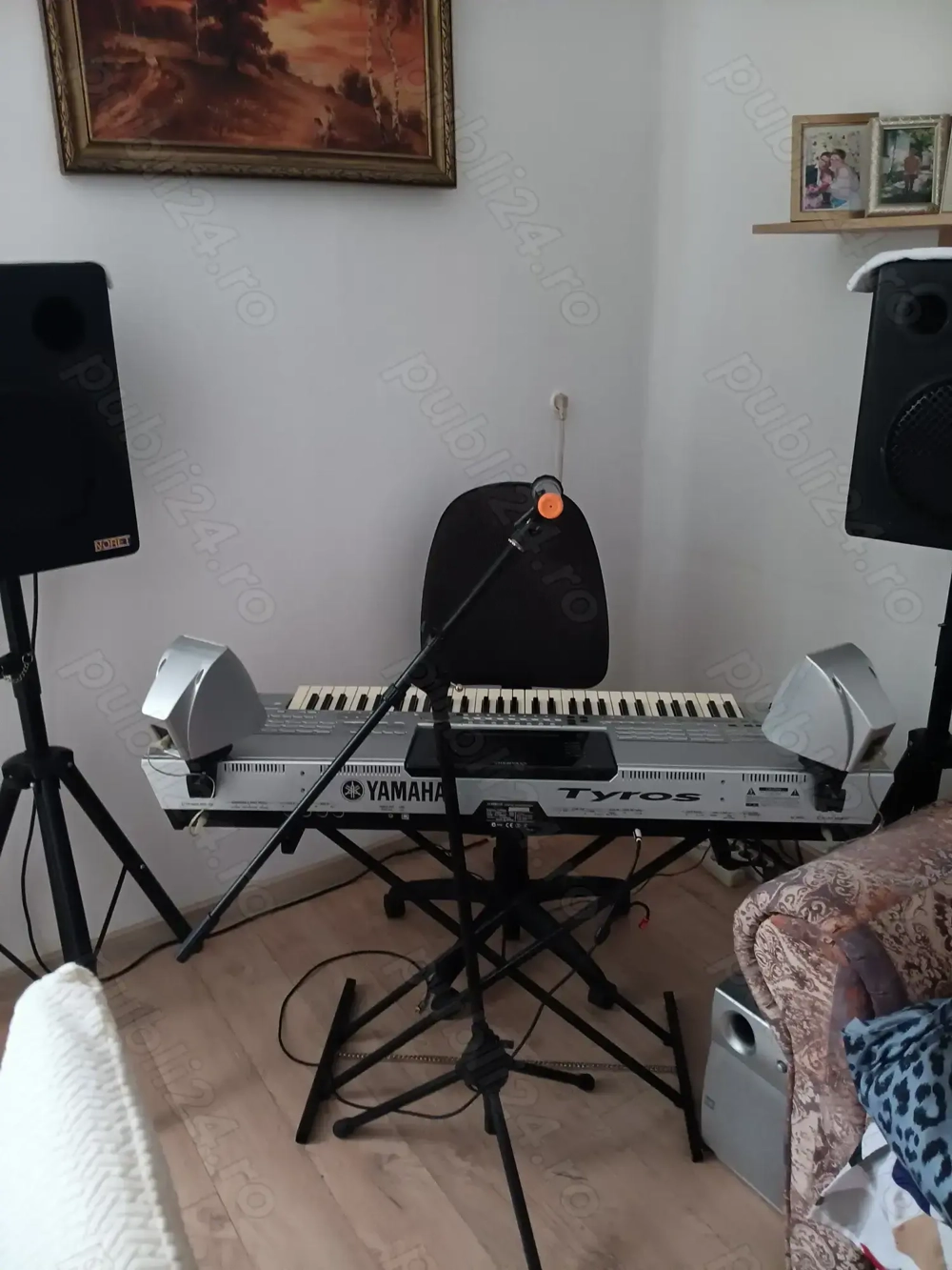 Vand orga+boxe+amplificator și mixer