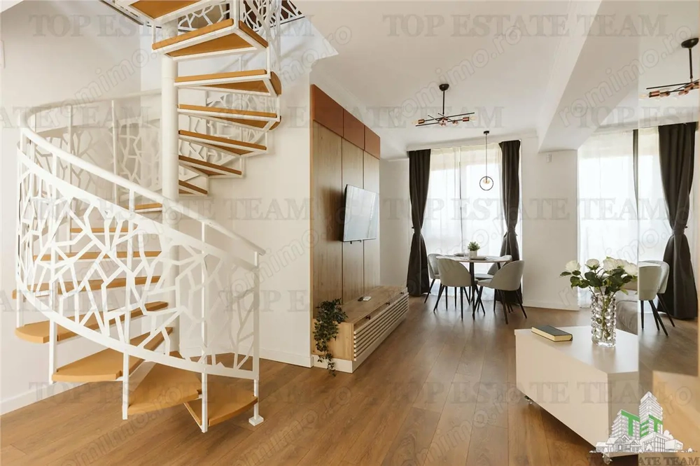 2 camere  cu Terasa de 100 mp , Duplex Exclusivist  – Lux la Mansarda!