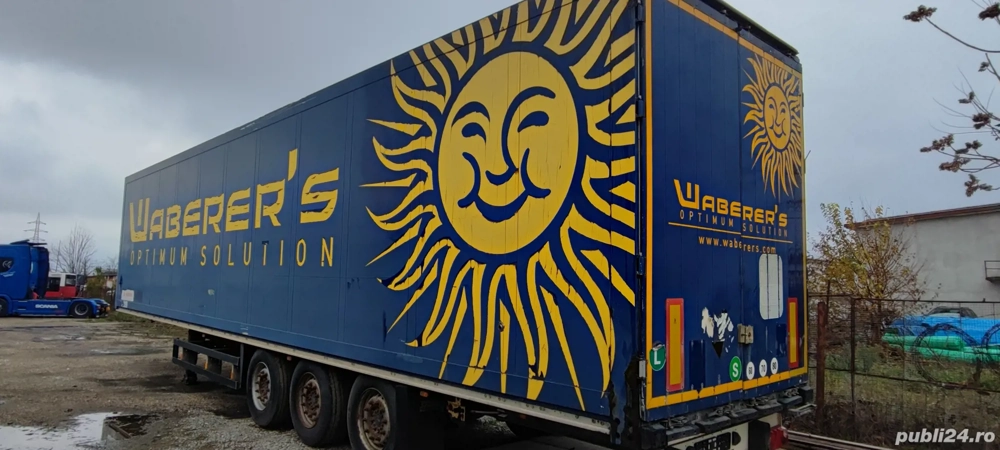 semiremorca Schmitz Cargobull cutie izotherma , cutie doppel stock , duba ptr.coletarie