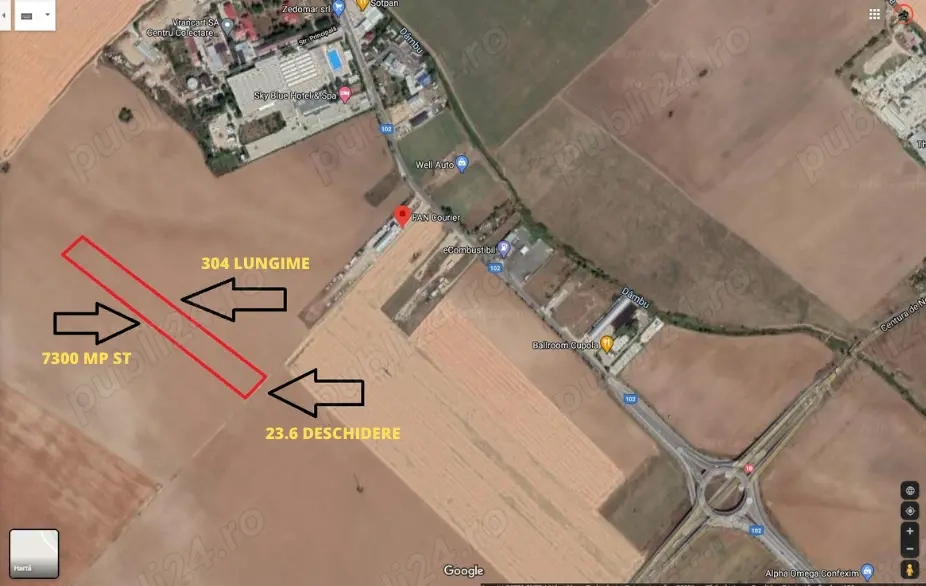 Paulești, Prahova - Teren extravilan - In spate la Fan Curier