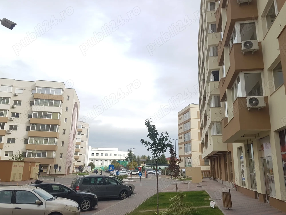 Apartament doua camere mobilat si utilat frumos, etaj 5, loc parcare inclus in pretul chiriei, Fiald