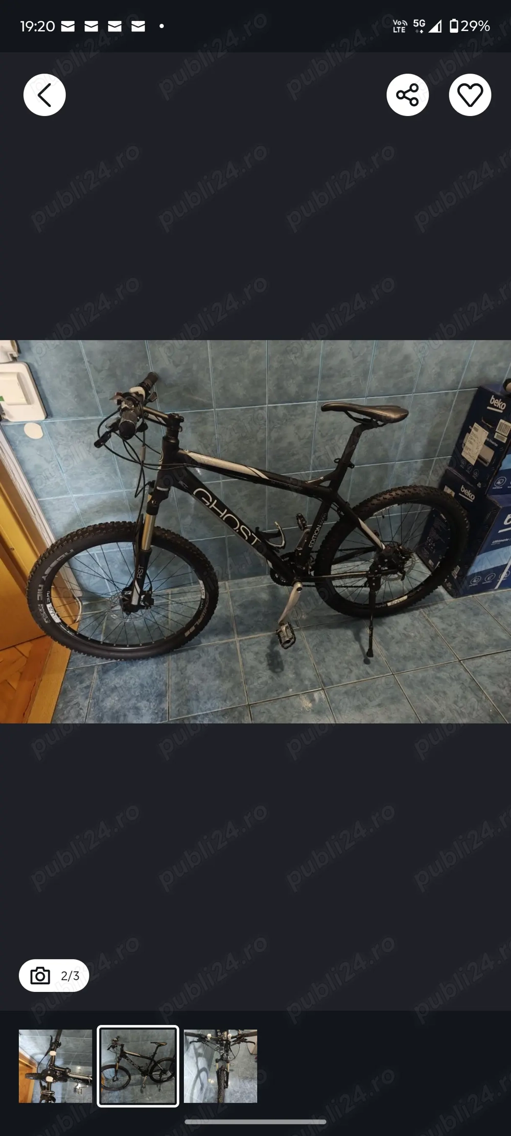 Bicicleta Ghost Special Edition 5000